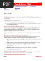 Oracle Linux FAQ: General Overview