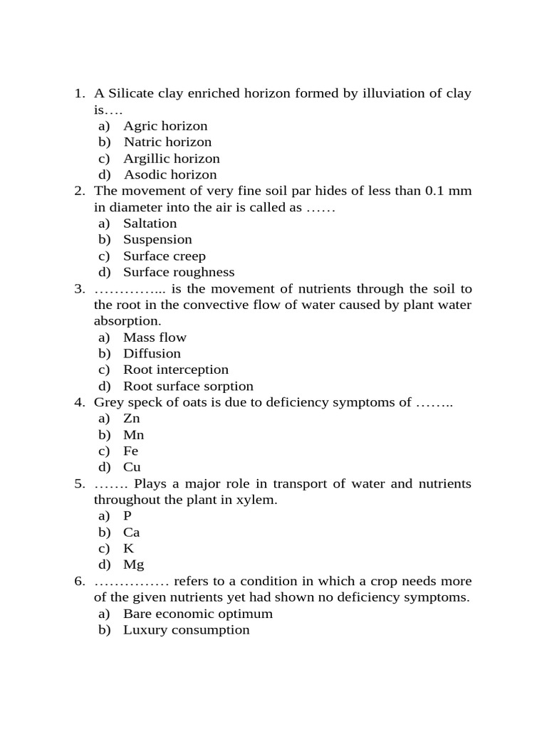 3 Soil Science Pdf Soil Porosity