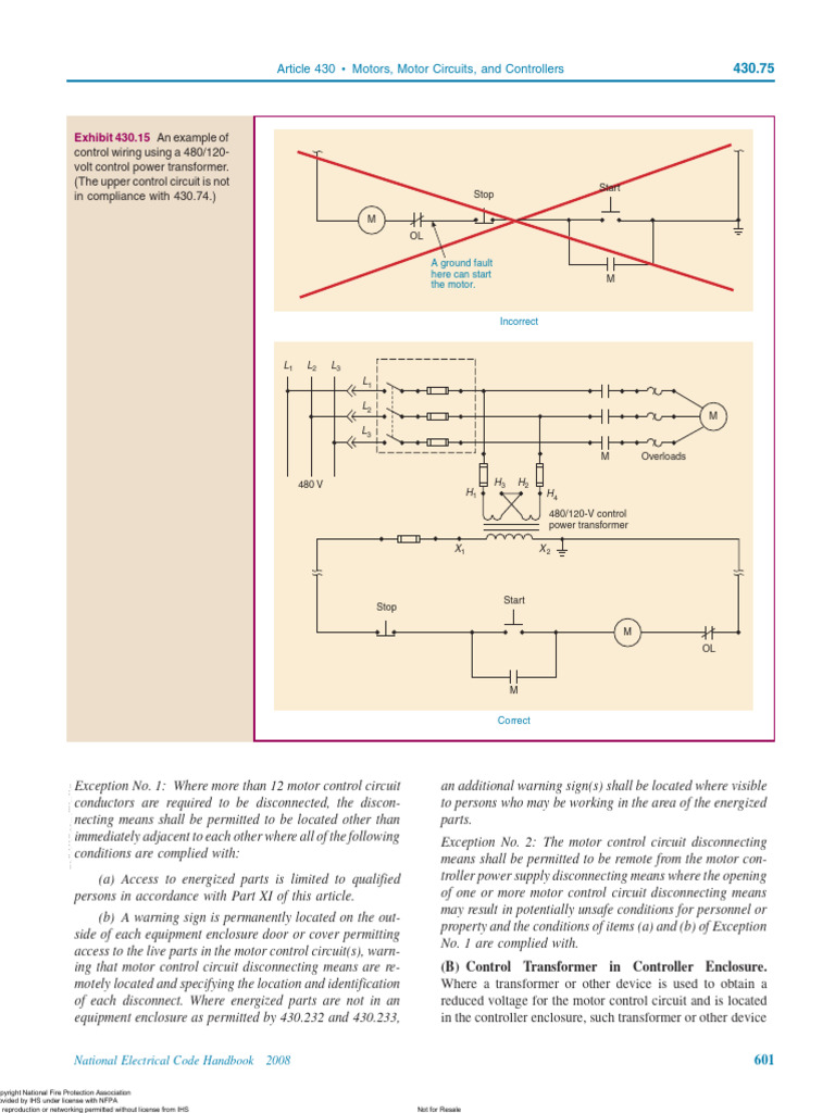 Control Transformer Wiring Guide | PDF | Electrical Wiring | Transformer