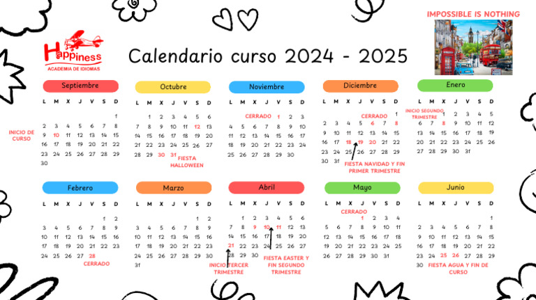 Calendario del Segundo Trimestre | PDF | Fiestas cristianas y días ...