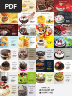Cake City Menu and Prices | PDF | Cheesecake | Cakes