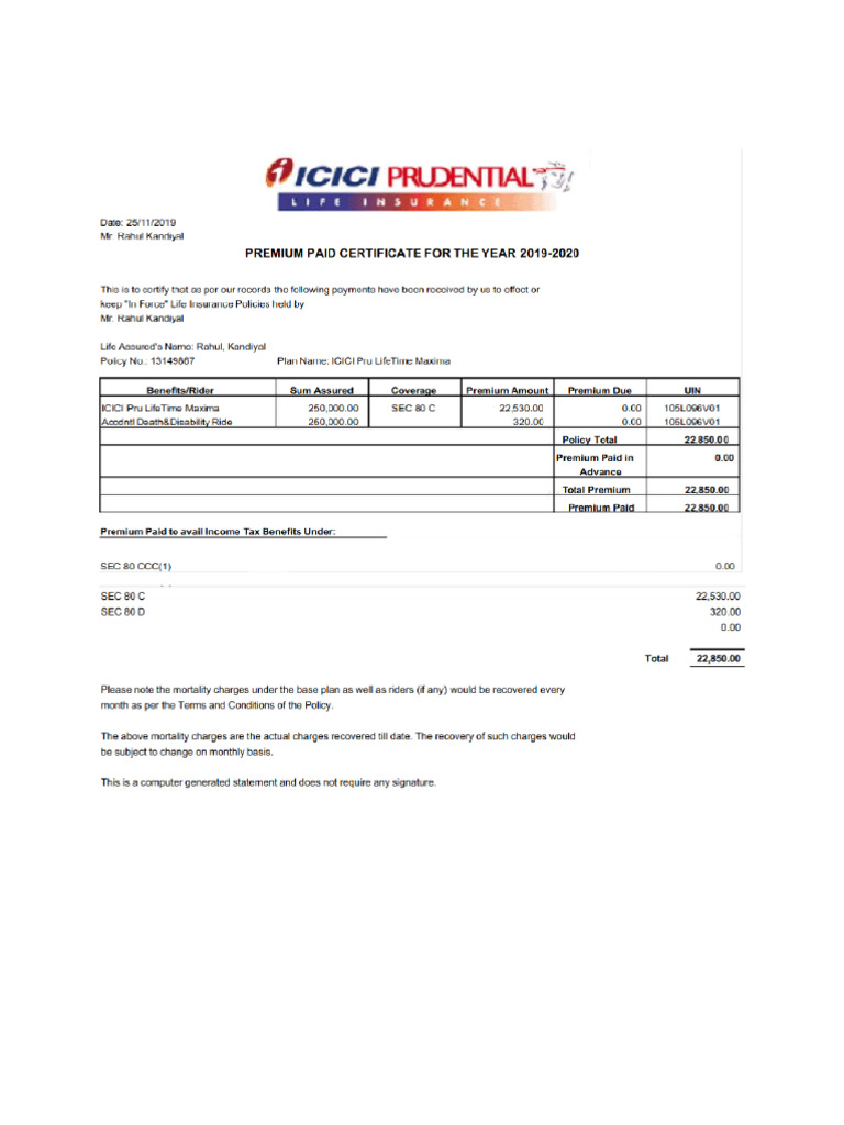 Life Insurance | PDF