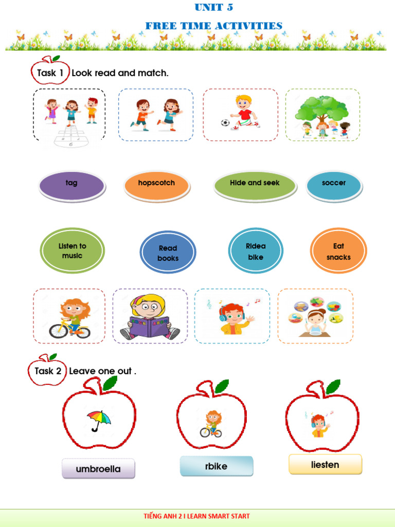 Unit 5 Free Time - 220908 - 160848 | PDF | Play (Activity) | Gaming