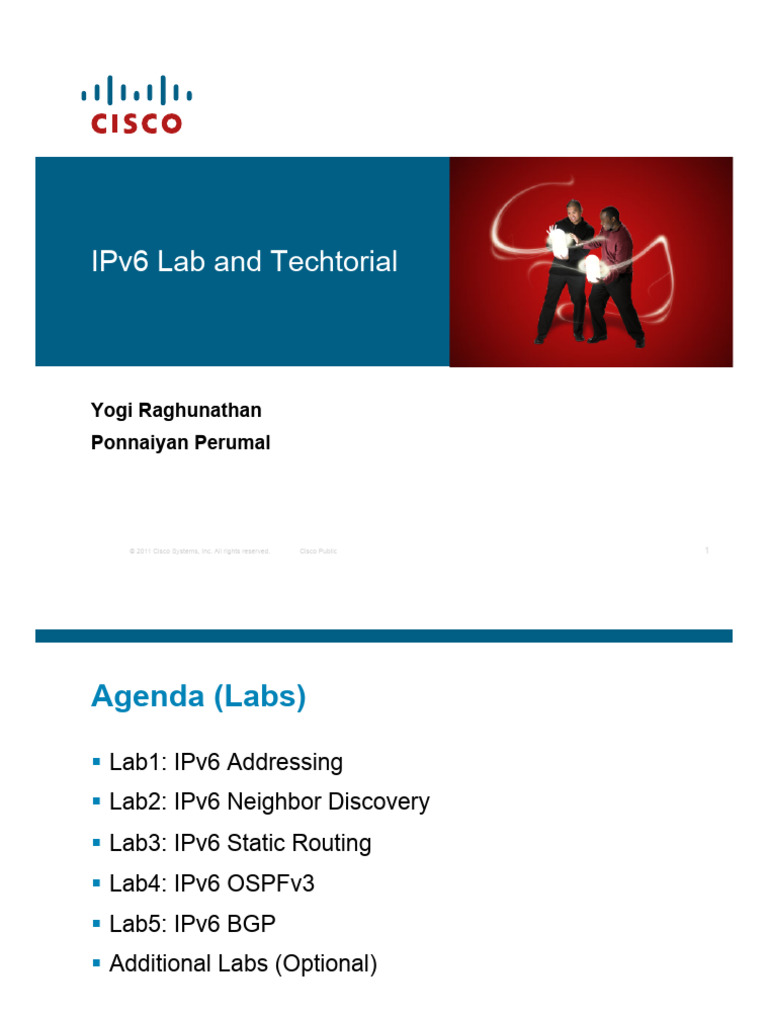 IPv6 Configuration Labs Guide | PDF | I Pv6 | Routing