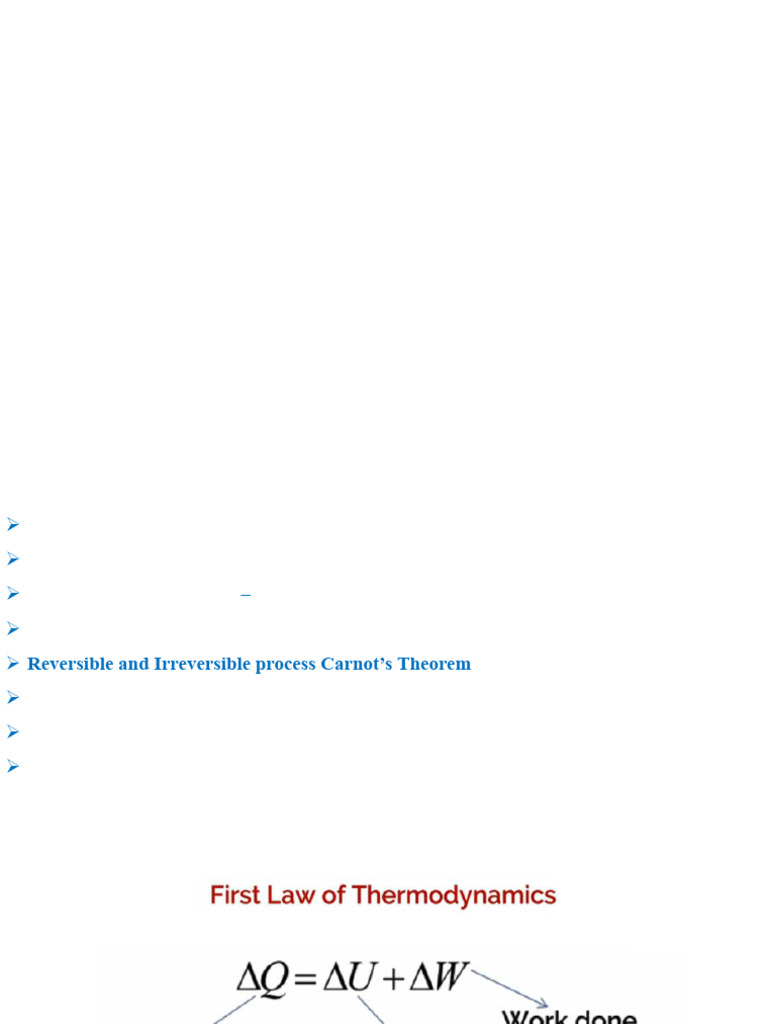 Second Law of Thermodynamics Overview | PDF | Heat | Entropy