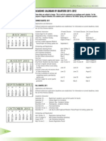 Academic Calendar by Quarters 2011-2012: JUNE 2011