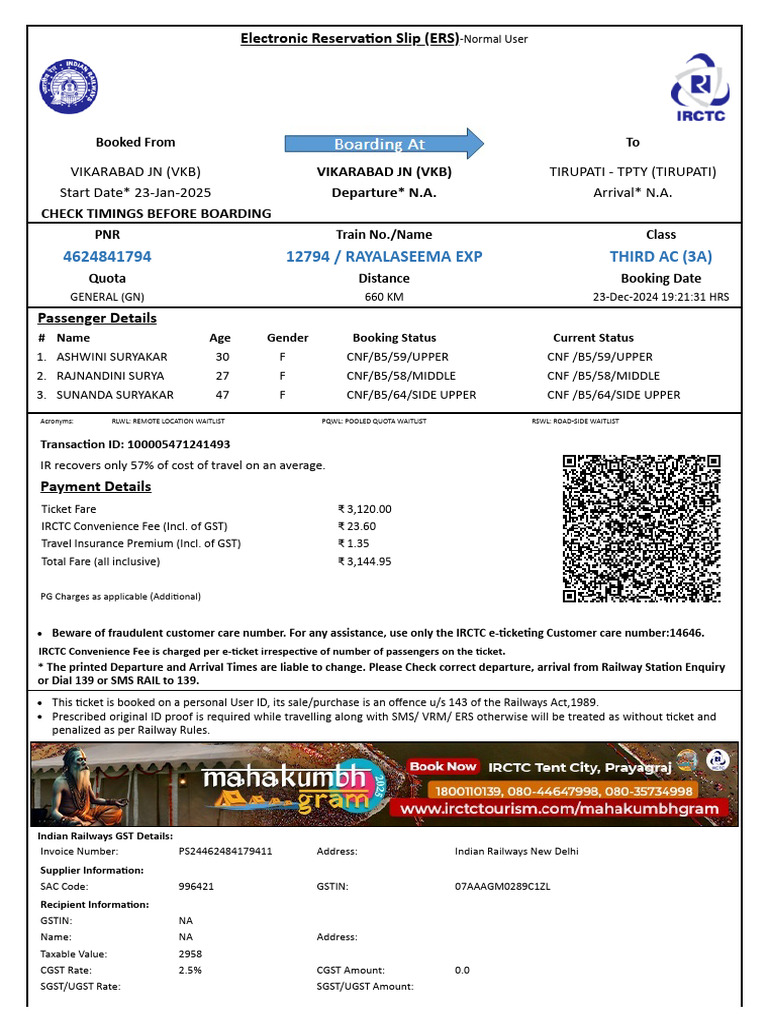 TICKET | PDF | Identity Document | Payments