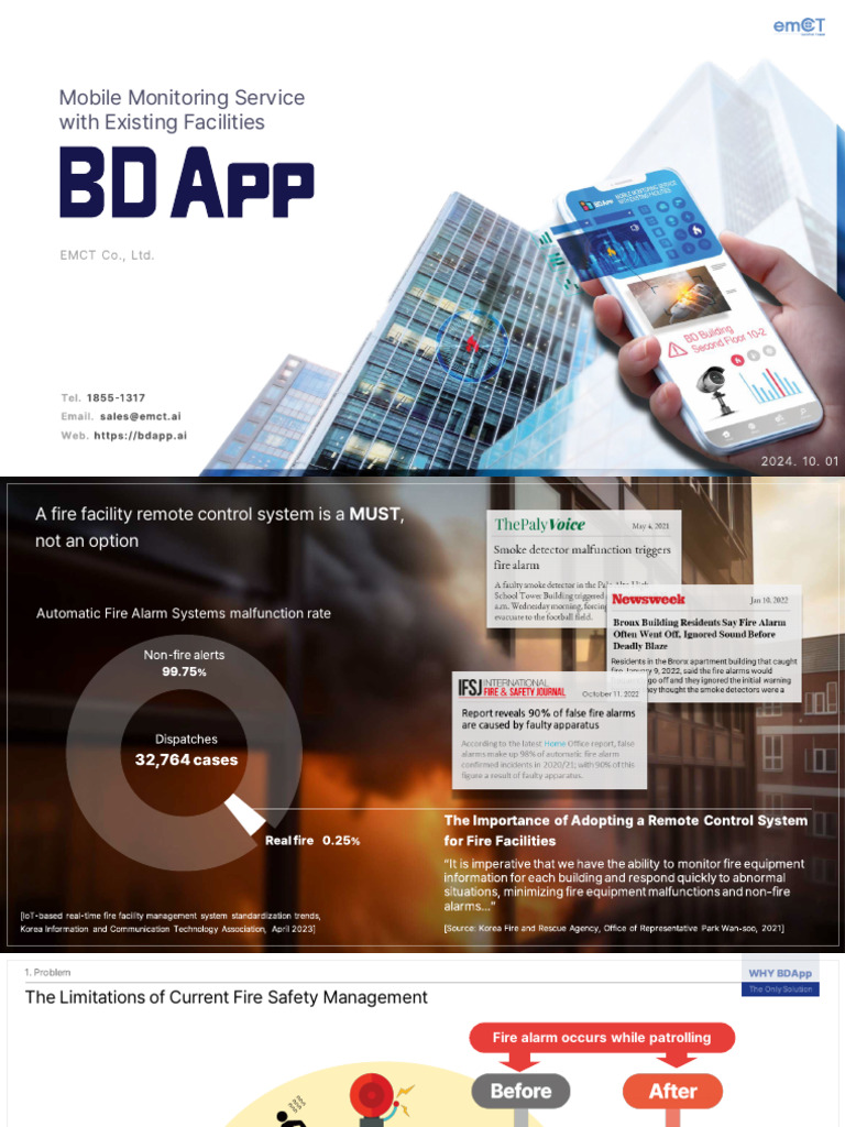 BDApp: Smart Facility Control Solutions | PDF | Security Alarm | Elevator