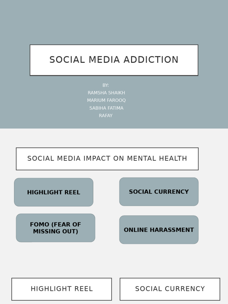 Effects of Social Media Addiction | PDF