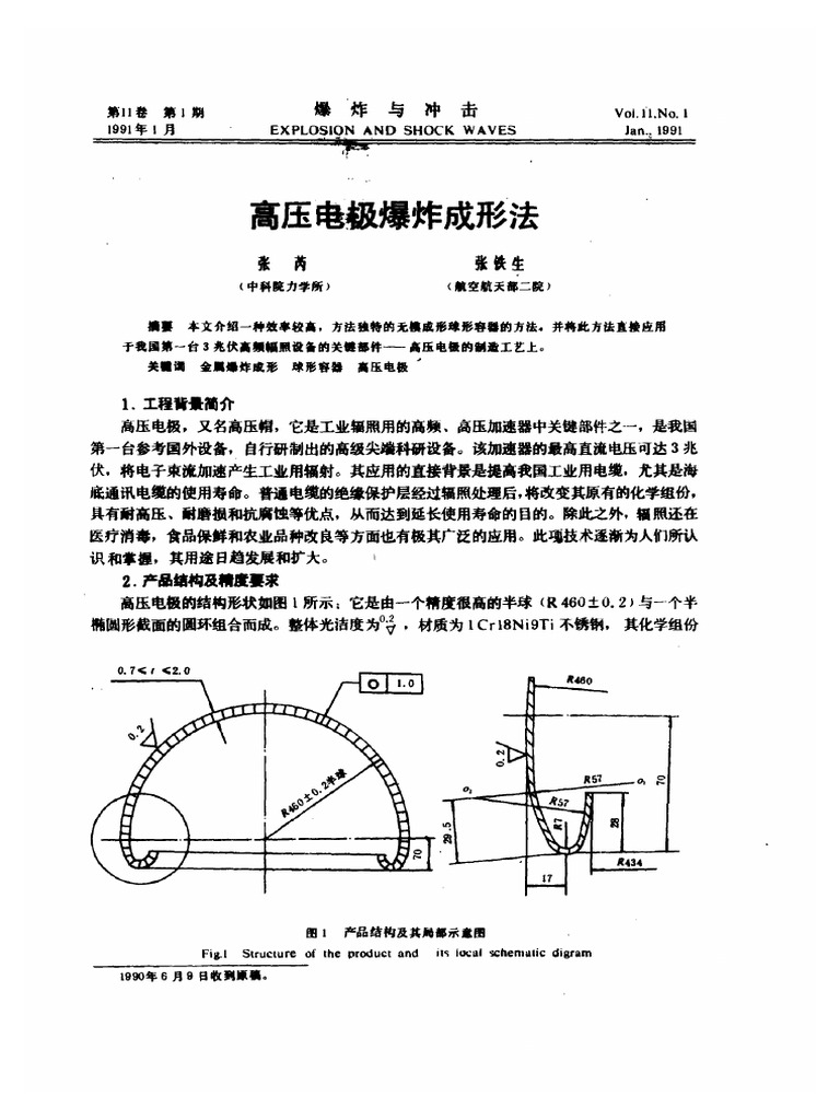 High-Pressure Electrode Explosion Molding Method | PDF