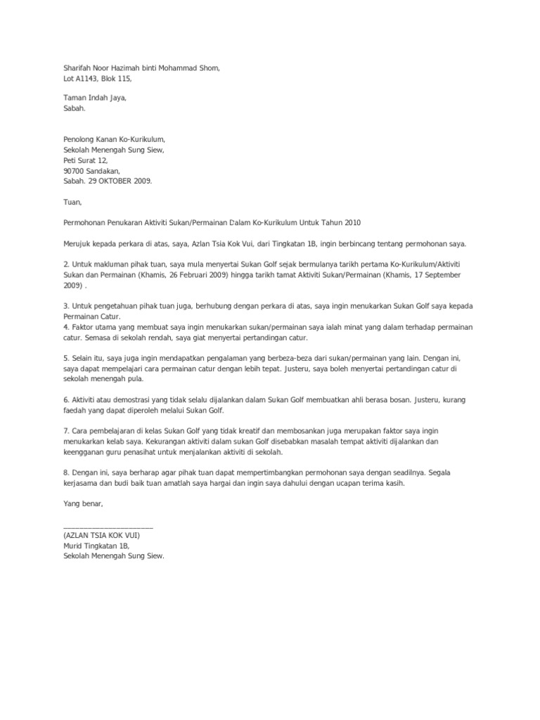 Surat Rasmi Pdf