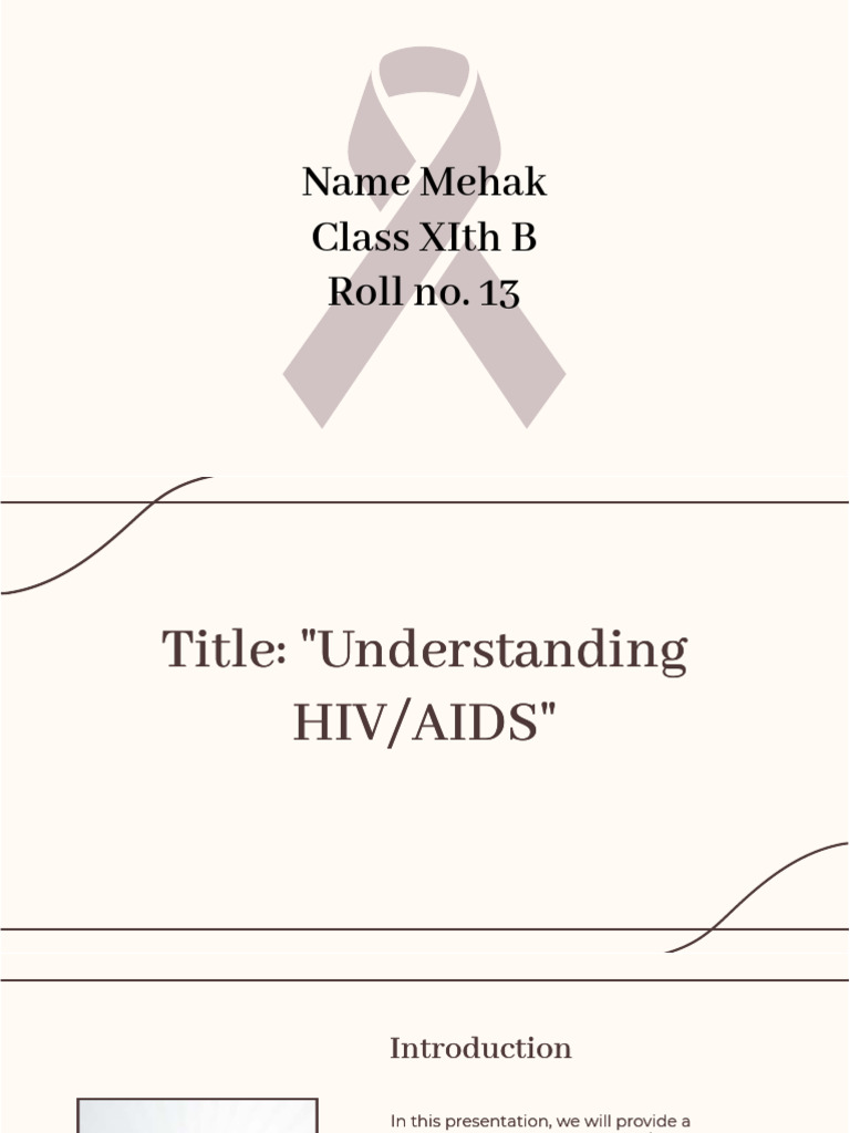 Overview of HIV/AIDS: Causes & Impact | PDF