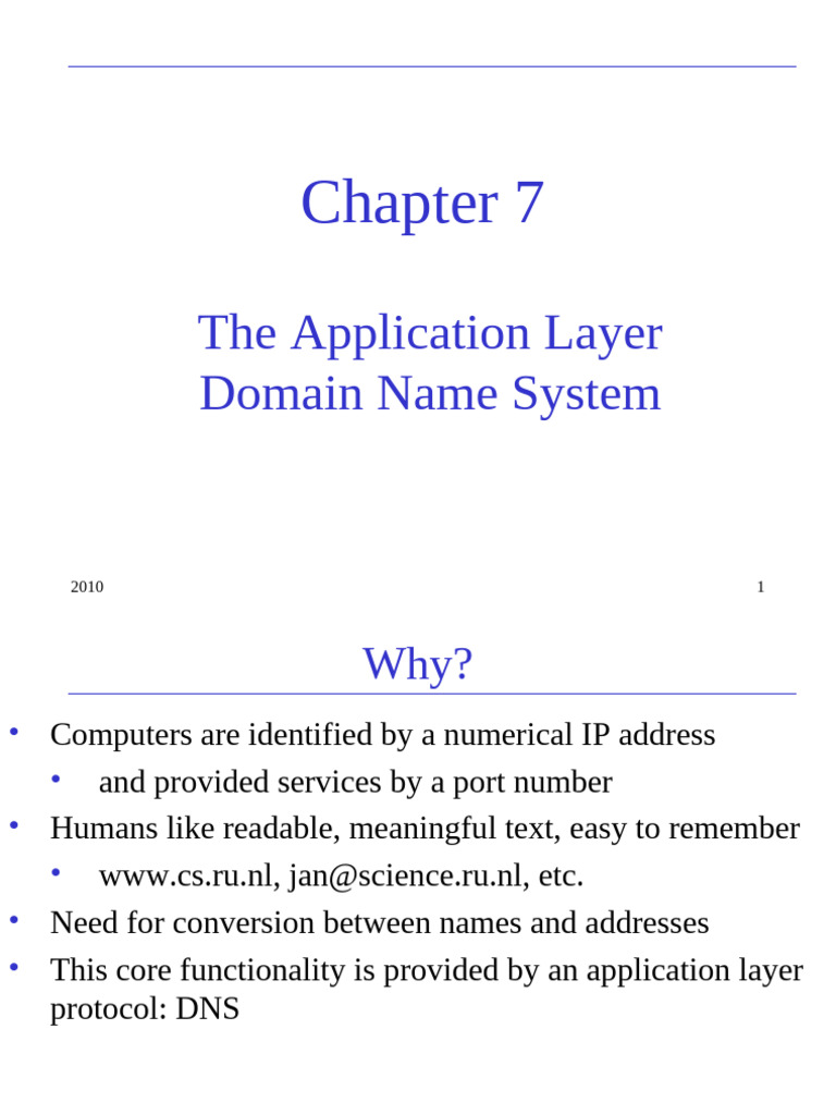 Dns (How Resolve A Name) | PDF | Domain Name System | Domain Name