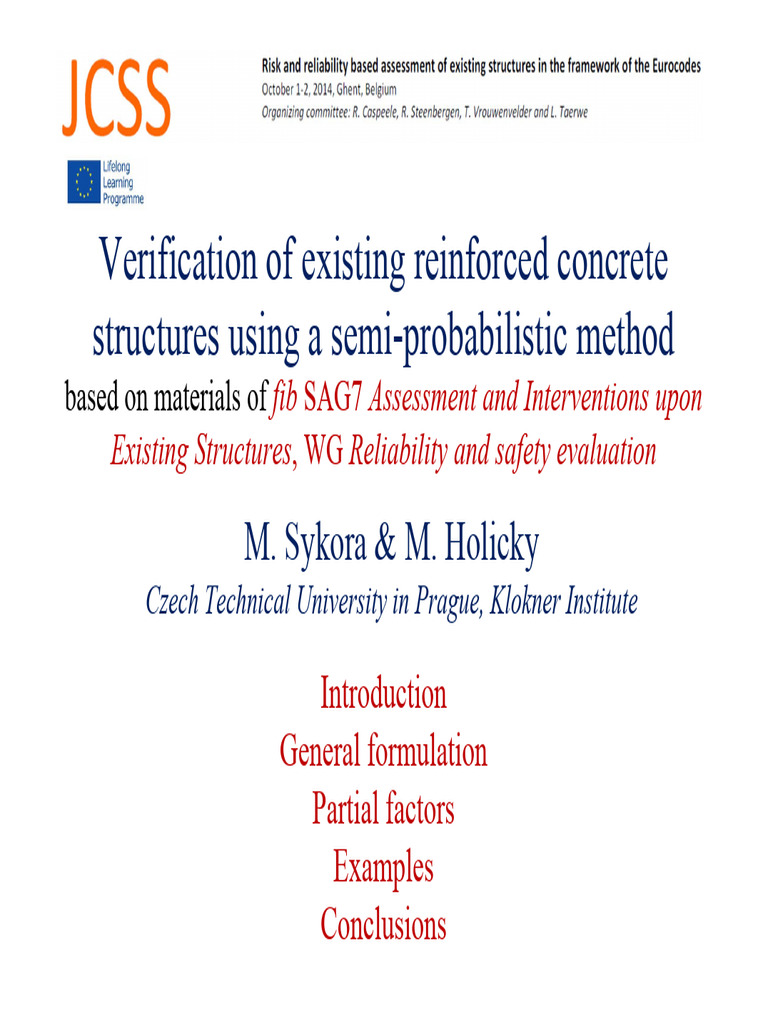 Semi-Probabilistic Method for RC Structure Verification | PDF ...