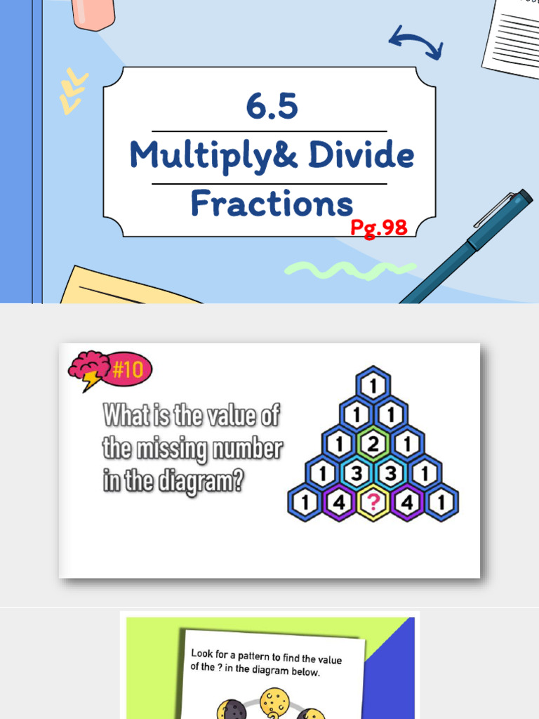 6.5 Multiply L0 Divide Fractions GR 7-2 | PDF