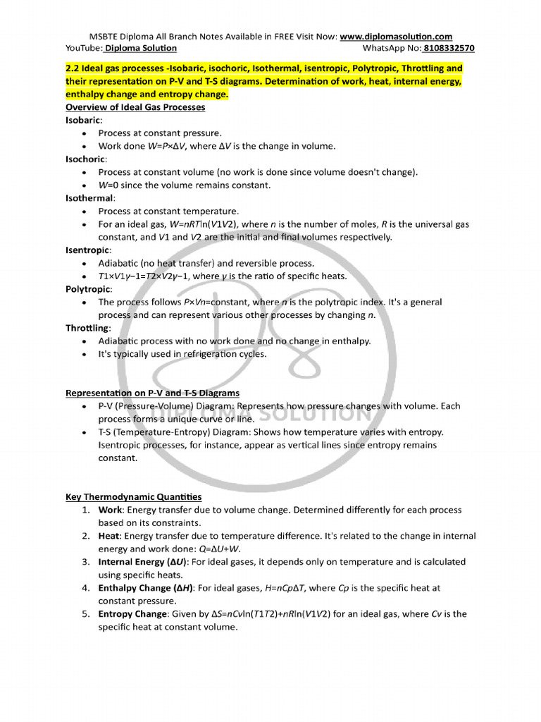 Thermal Engineering (1) - 8-11 | PDF