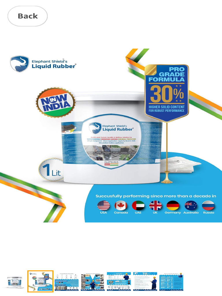 Elephant Shield Liquid Rubber For Long Lasting Ready To Use ...
