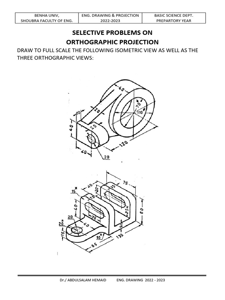 Selective Problems On Projection | PDF