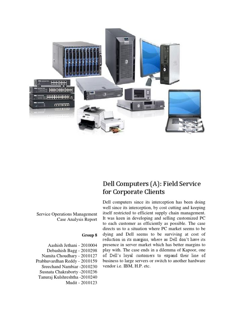 Dell's 2001 Corporate Service Strategy | PDF | Dell | Revenue