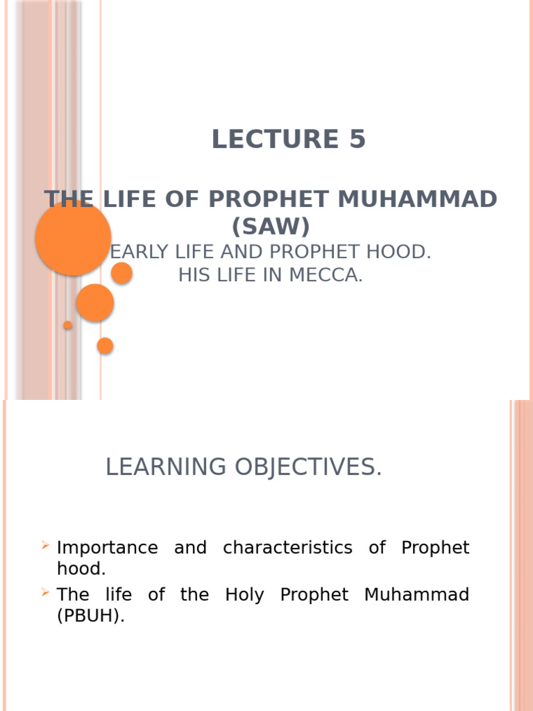 Characteristics of Prophet Muhammad | PDF | Prophets And Messengers In ...