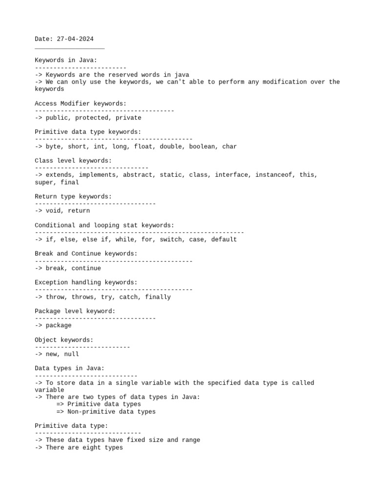 Class 4 | PDF | Data Type | Boolean Data Type