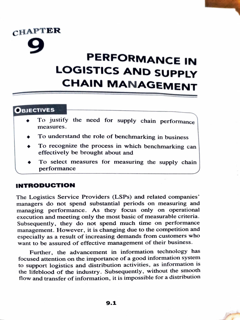 Logistics & Supply Chain Performance | PDF | Logistics | Supply Chain