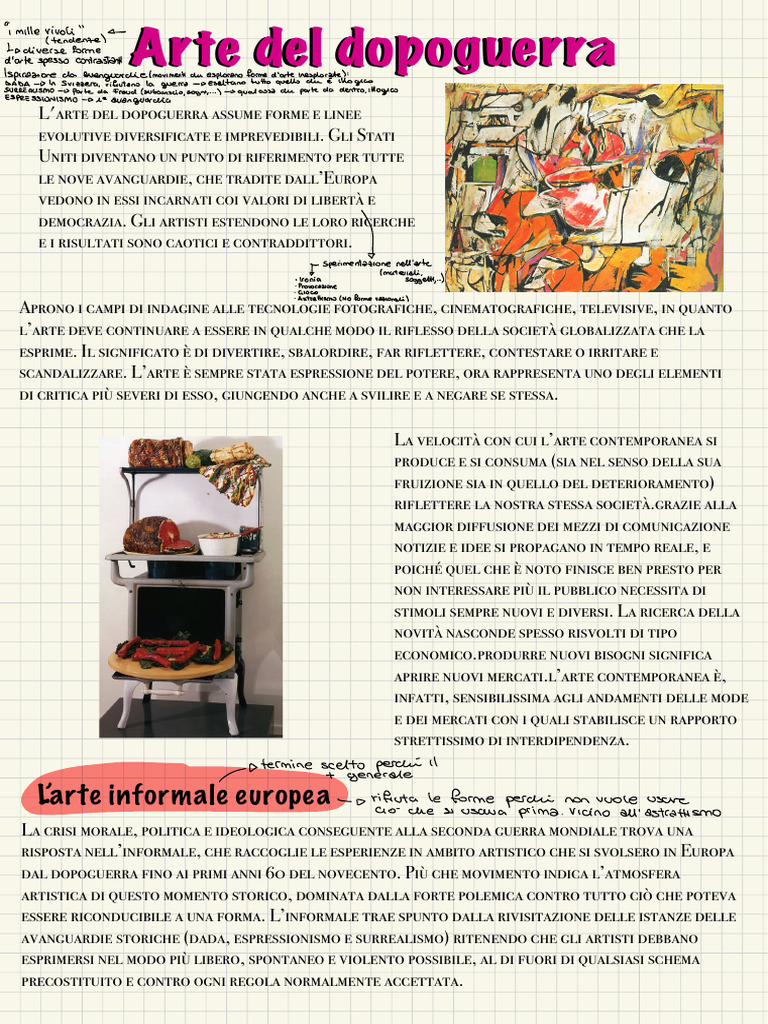 Arte Del Dopoguerra PDF
