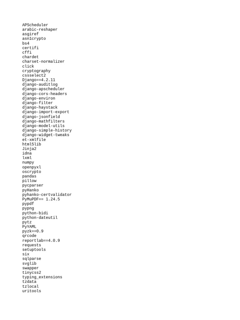 Essential Python Packages for Django | PDF