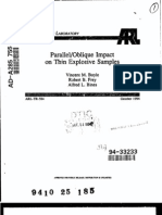 Vincent M. Boyle, Robert B. Frey and Alfred L. Bines- Parallel/Oblique Impact on Thin Explosive Samples