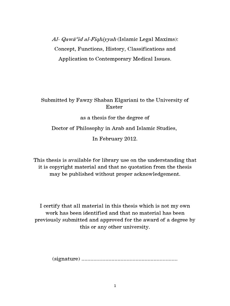 Qawaid Fiqhiyyah Pdf Abrahamic Religions