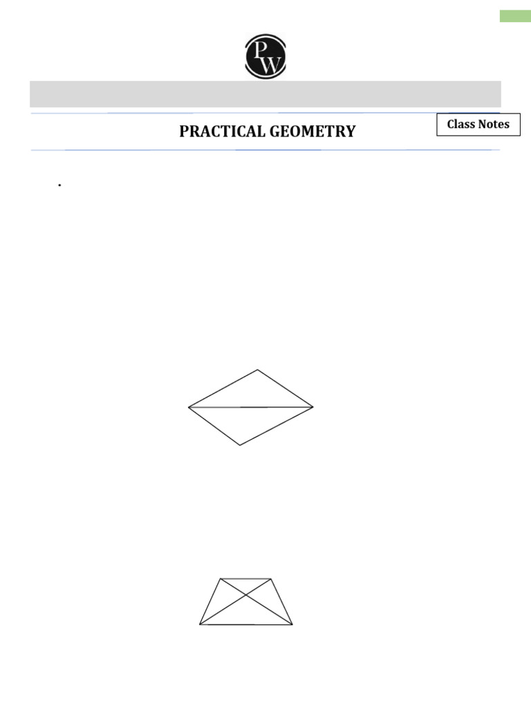 65dddf015213f400187fab1a - ## - Practical Geometry Short Notes | PDF ...