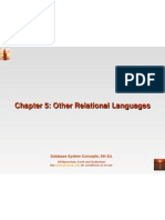 Chapter 5: Other Relational Languages