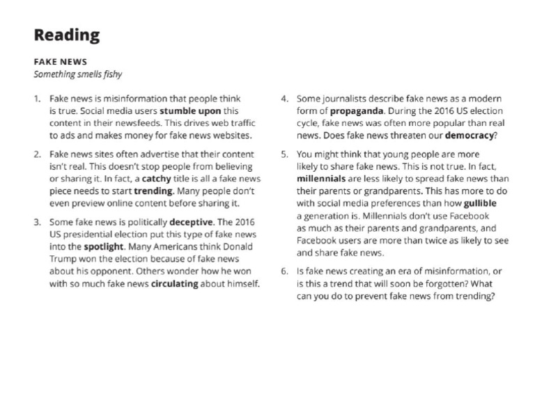 Reading Fake News Pdf