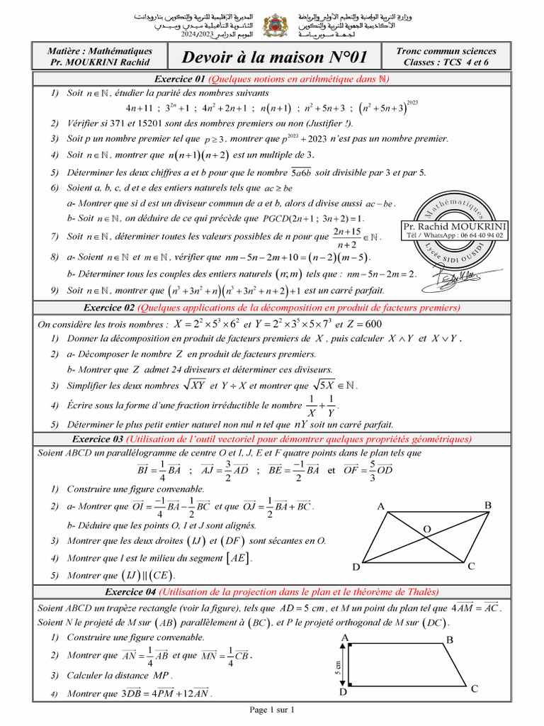 DM1 TCSF 23-24 | PDF
