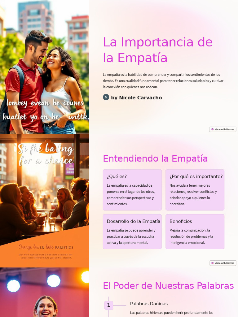 La Importancia de La Empatia | PDF | Empatía | Las emociones