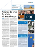 Contro la crisi la sfi da di Strasburgo