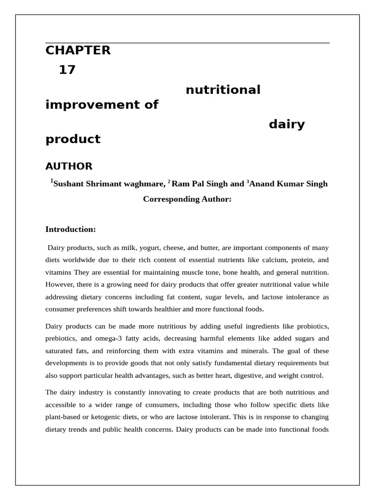 Dairy culture pdf fat milk
