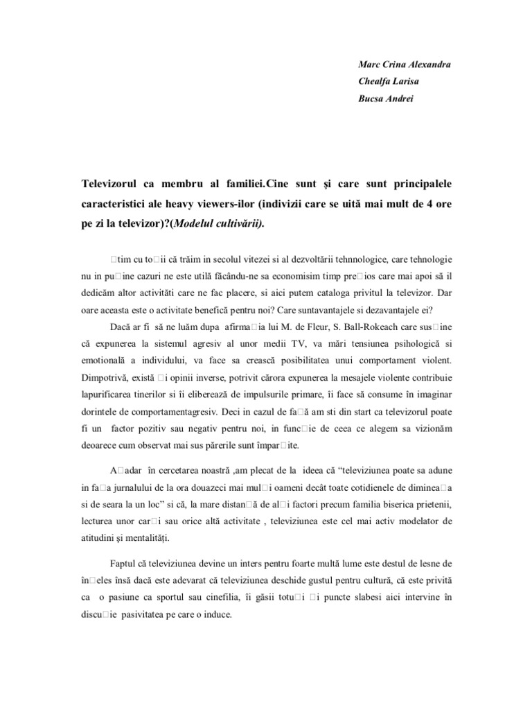 Proiect Complet Terminat Comunicare Mediatica | PDF