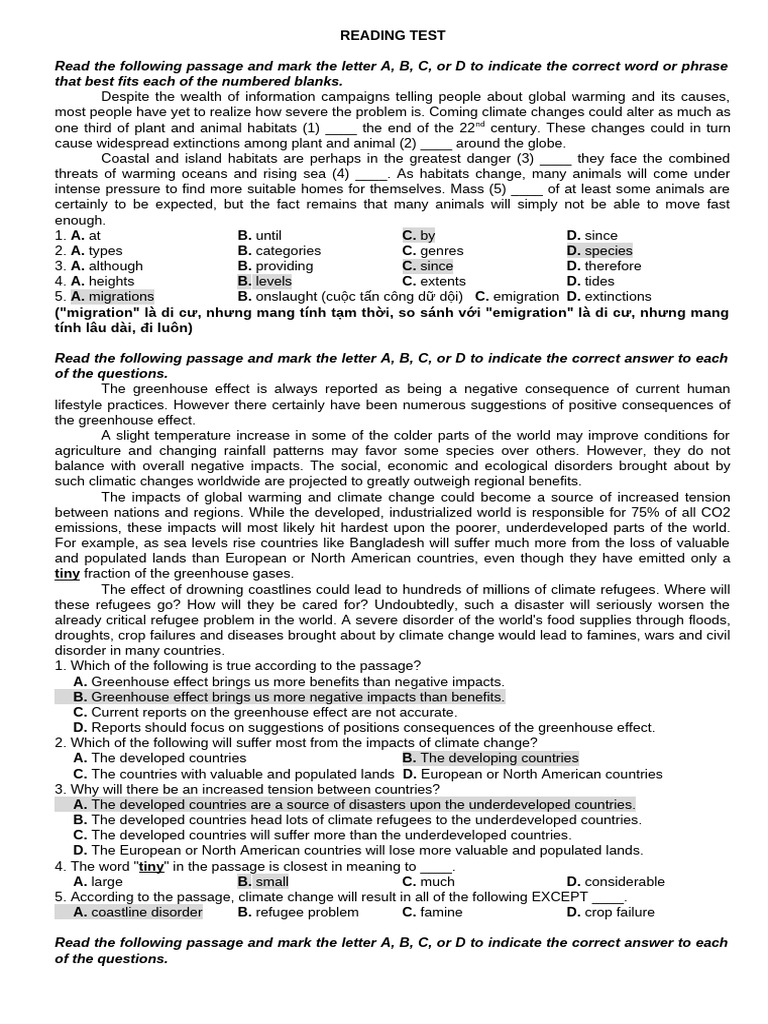 C3 94N 20thi 20 C4 90 E1 BB 8CC 20hi E1 BB 82u | PDF | Climate Change ...