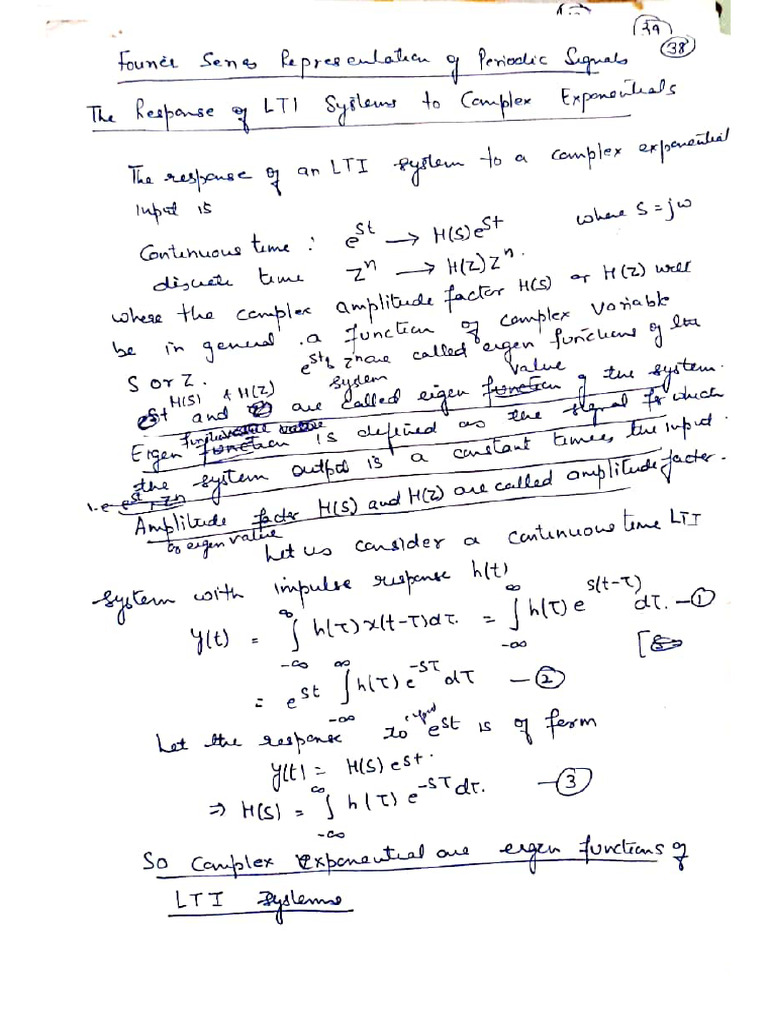 Fourier Series Representation Of Periodic Signals Meena Dadu Pdf