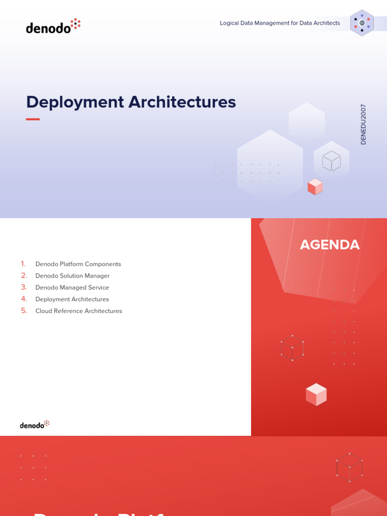 Denodo Solution Manager Overview | PDF | Cloud Computing | Microsoft Azure