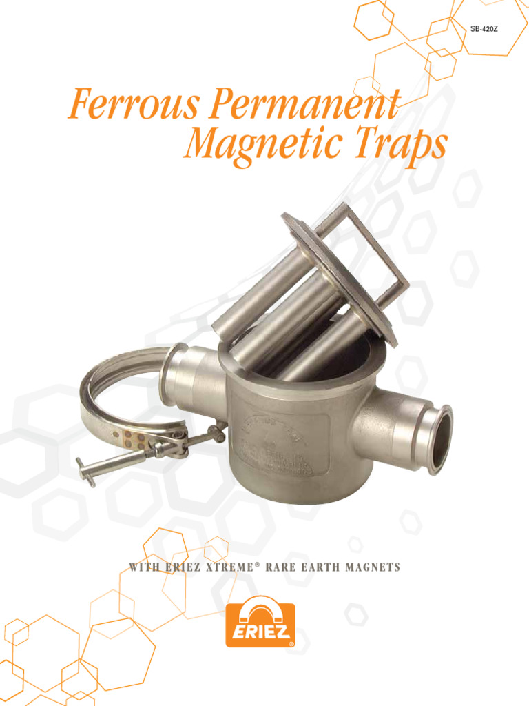 Eriez Ferrous Permanent Magnetic Traps | PDF | Magnet | Iron
