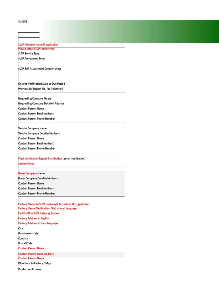 SLCP Verification Request Form | PDF | Fee | Invoice