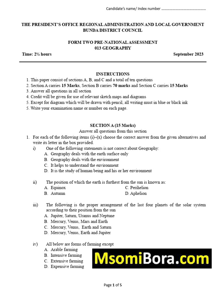 Geography - Questions n Answers-2 | PDF | Mountains | Mercury (Planet)