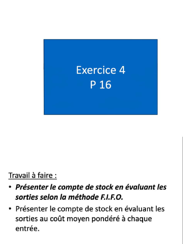 Exercice 4 p16 | PDF