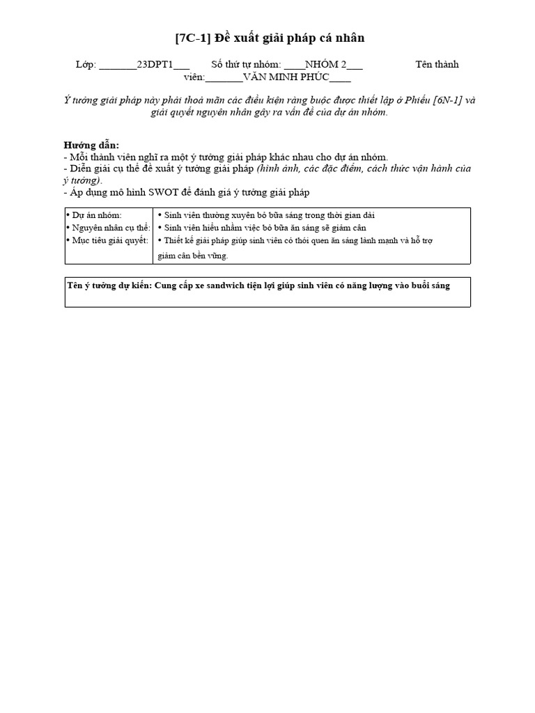 7C 1 Văn Minh Phúc 2383000836 | PDF