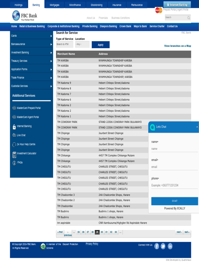 Service Locator - Page 29 - FBC Banking | PDF | Banks | Financial Services