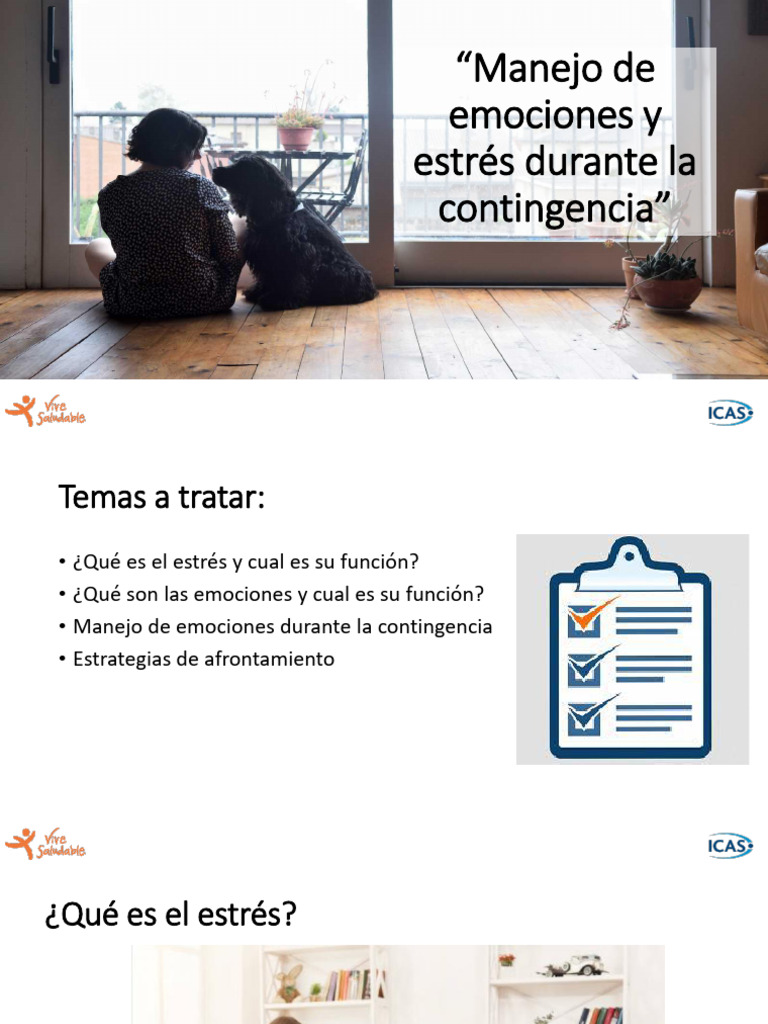 Manejo de Emociones Durante Una Crisis | PDF | Las emociones | Estrés ...