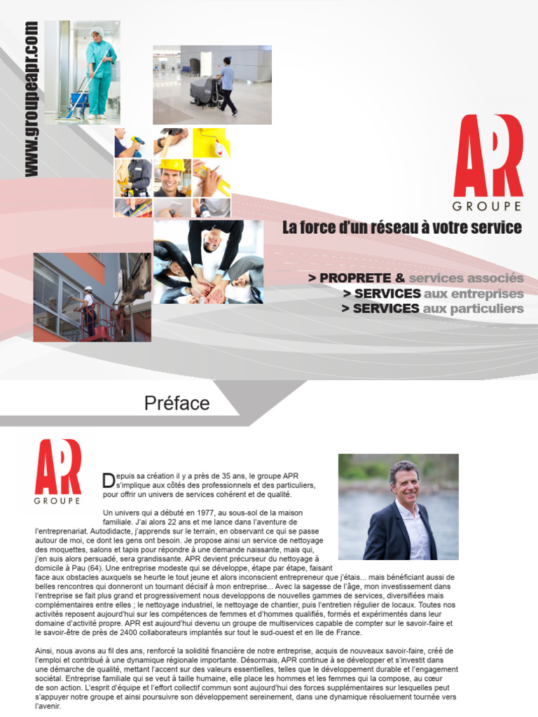 Services de propreté et multiservices APR | PDF | Sécurité | Risque