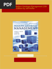 Download Full (eBook PDF) Modern Database Management 13th Edition by Jeff Hoffer PDF All Chapters